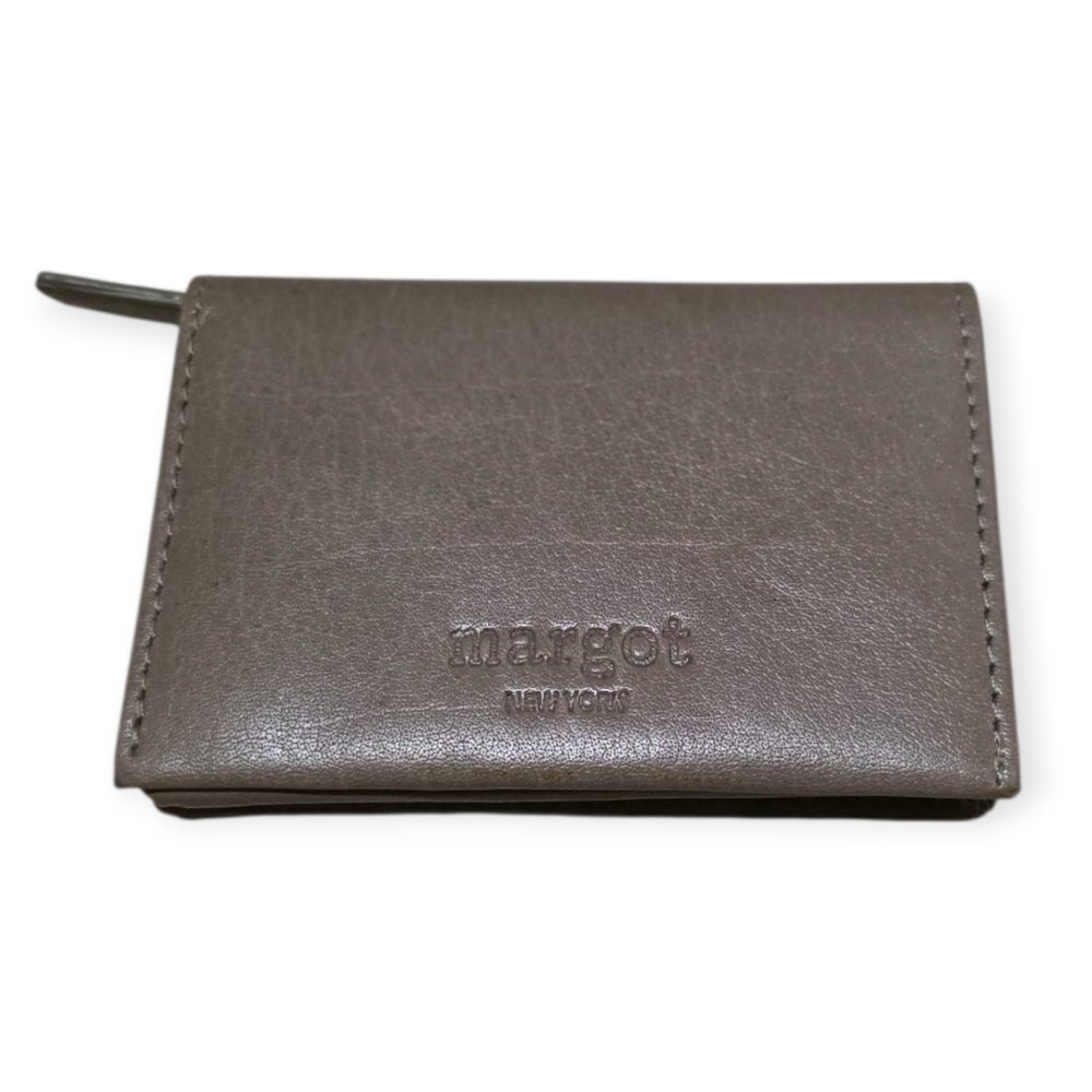 Margot New York Tan Leather Bifold Wallet